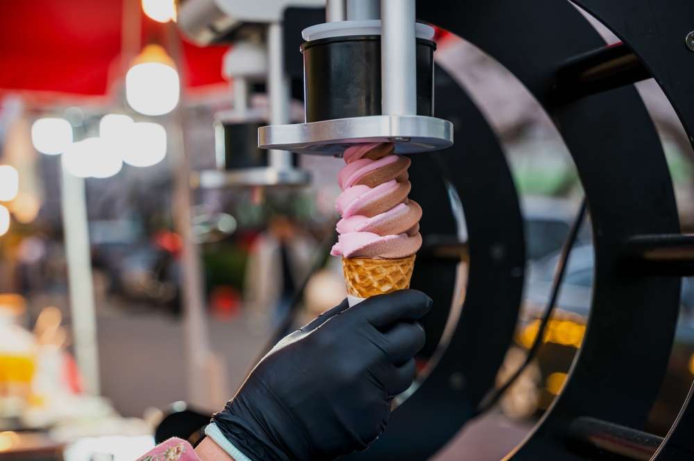 frozen yogurt machine